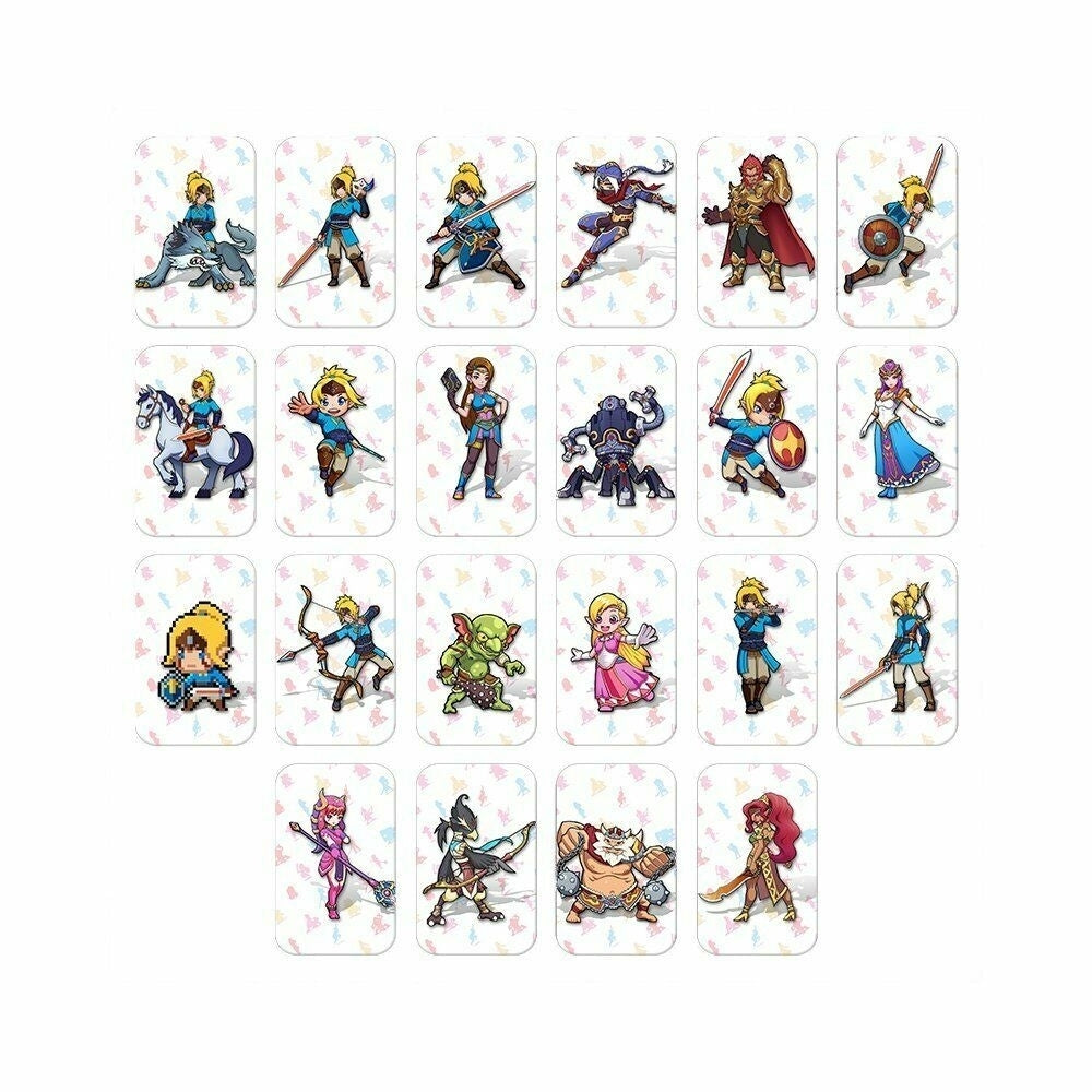 22 Full Set NFC PVC Tag Card ZELDA BREATH OF THE WILD WOLF LINK for Switch Image 6