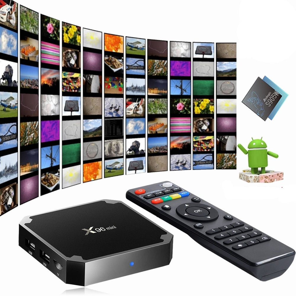 X96MINI Android 7.1.2 Smart TV BOX Quad Core HDMI 4K Media Player WIFI Image 2