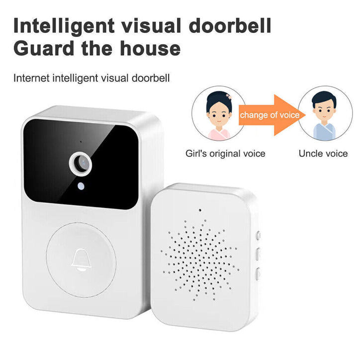 1080P HD Wireless Smart WiFi Video Doorbell Intercom Door Bell Security Camera Image 4