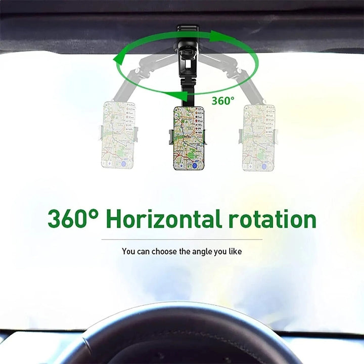 1080 Rotating Multifuction Car Phone Holder Image 3