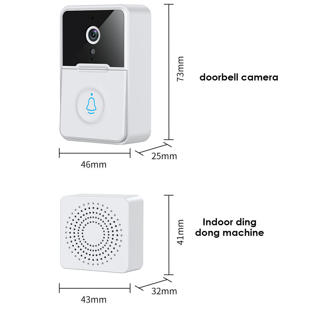 1080P HD Wireless Smart WiFi Video Doorbell Intercom Door Bell Security Camera Image 10
