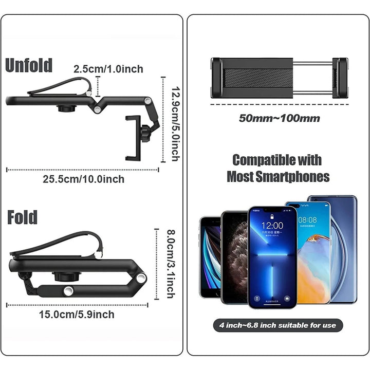 1080 Rotating Multifuction Car Phone Holder Image 4