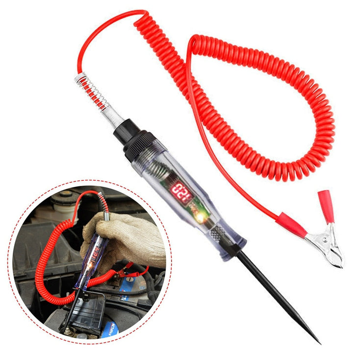 Digital Electric Circuit Tester 6V 12V 24V Light Test LCD Car Boat RV Motorcycle Image 1