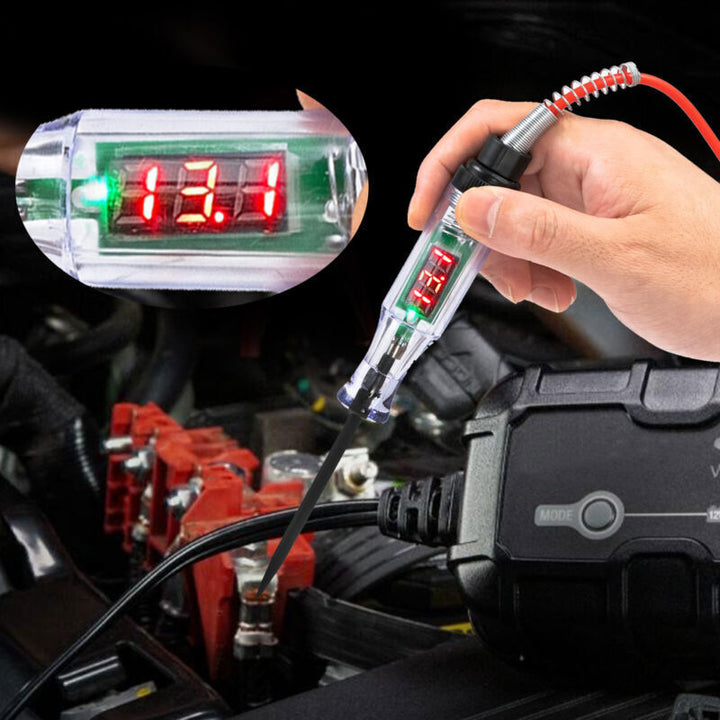 Digital Electric Circuit Tester 6V 12V 24V Light Test LCD Car Boat RV Motorcycle Image 2