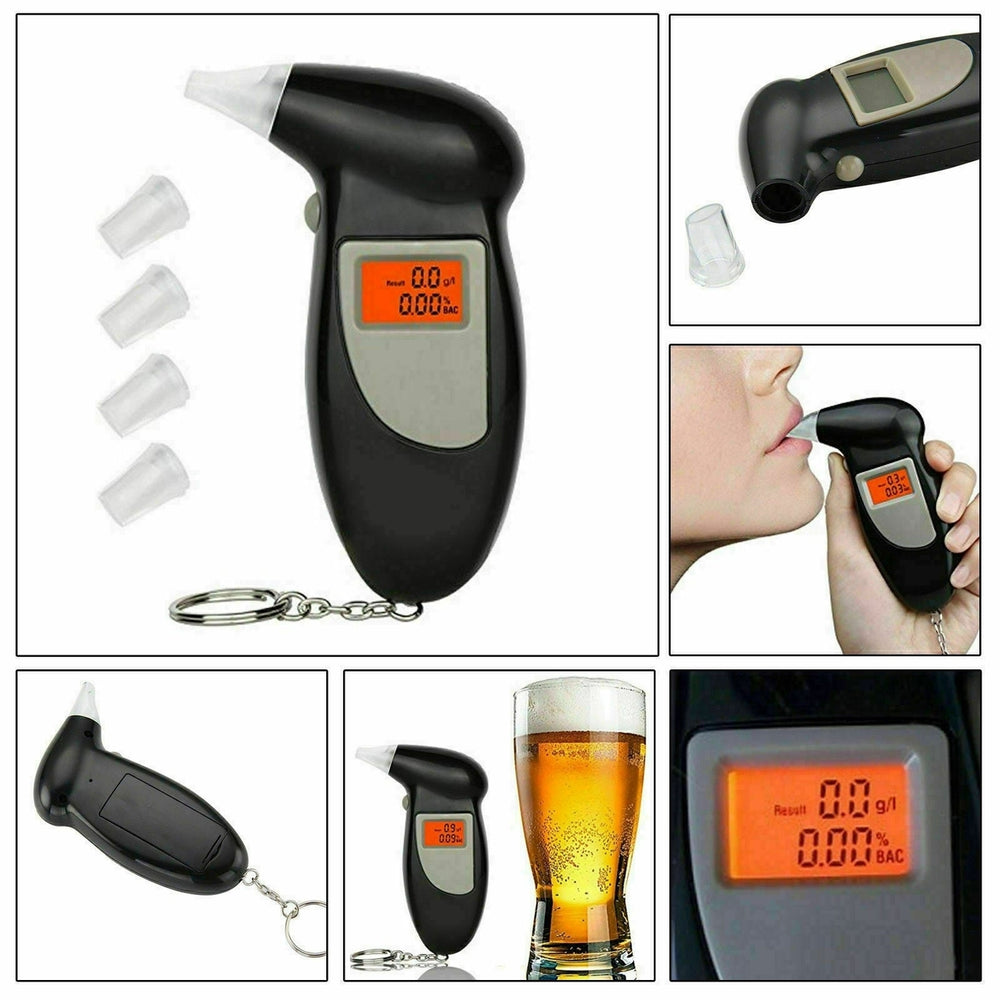 Digital Police Breath Alcohol Beer Tester Self Analyser Detector Breathalyser Image 2