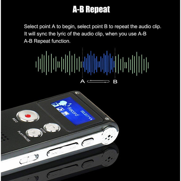 Digital Voice Recorder Mini Dictaphone Audio Sound Recorder Image 7