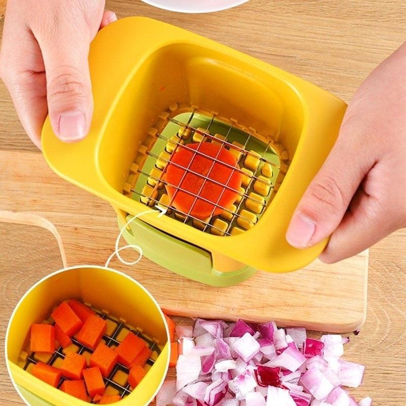 2-in-1 Vegetable Chopper Dicing and Slitting Image 3