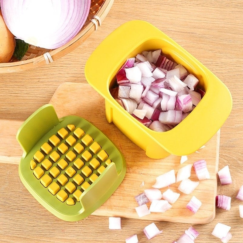 2-in-1 Vegetable Chopper Dicing and Slitting Image 4