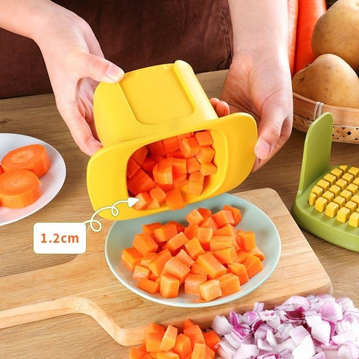 2-in-1 Vegetable Chopper Dicing and Slitting Image 4