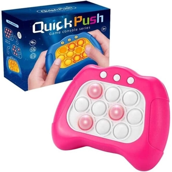 Pop Quick Push Bubble Fidget Stress Relief Toy Game Console Series Toys for Kids Image 2