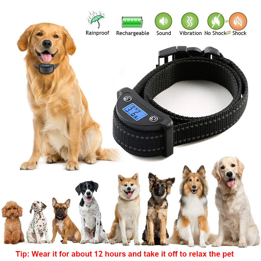 Dog Anti Bark Control Collar for small dogs Vibrate only no-shock fits tiny dogs Image 2
