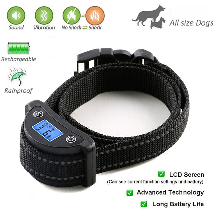 Dog Anti Bark Control Collar for small dogs Vibrate only no-shock fits tiny dogs Image 3