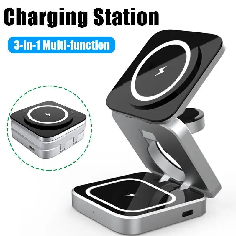 3 in 1 Folding Wireless Charging Station Image 2