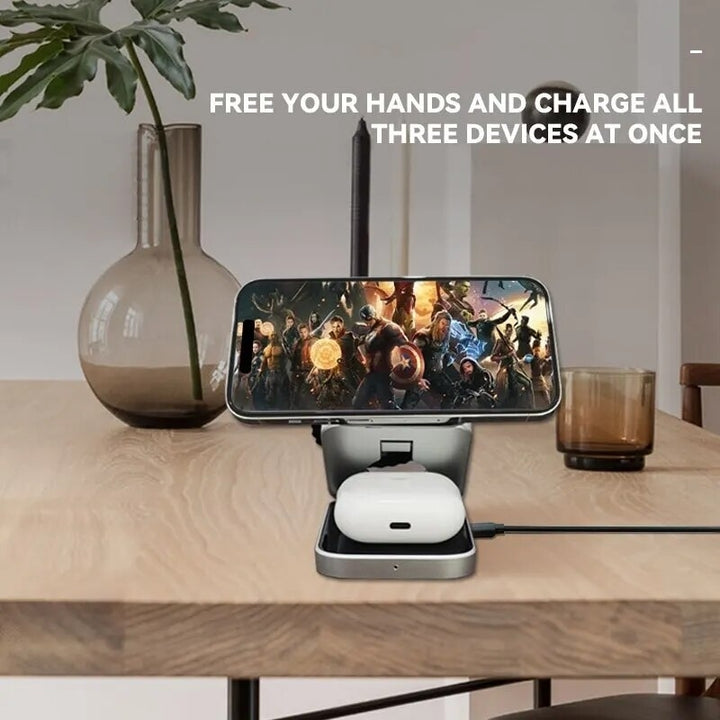 3 in 1 Folding Wireless Charging Station Image 4