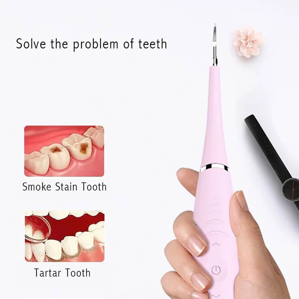 Ultrasonic Electric Tooth Cleaner Ultrasonic Oral Teeth Dental Cleaning Image 4