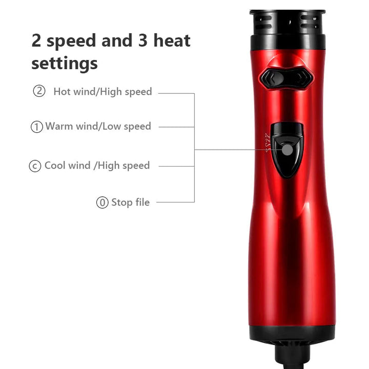 3-in-1 Hot Air Styler and Rotating Hair Dryer Image 4