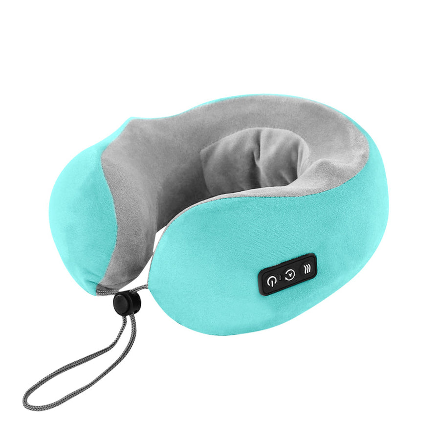 U-shape Electric Shiatsu Neck Pillow Massager Wireless Portable Massage Pillow Image 1