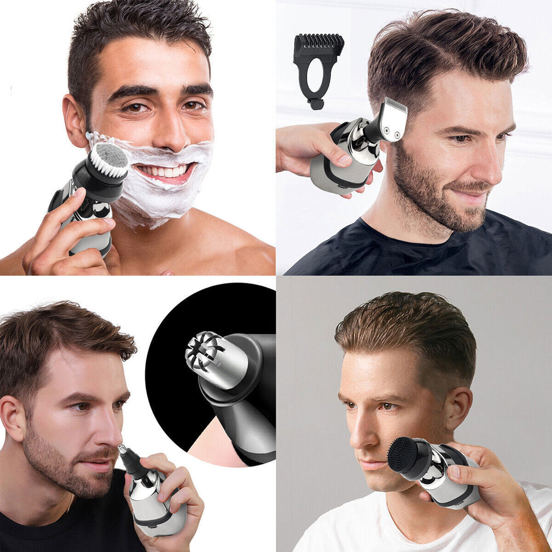 Electric Shaver 7D 5 in 1 Hair Remover Bald Head Razor for Men Cordless Wet Dry Image 4