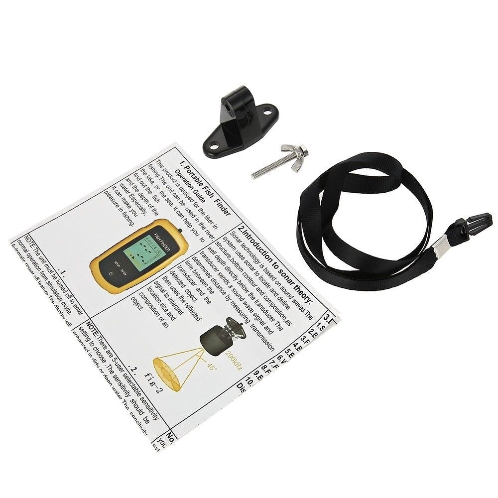 Fish Finder Depth Finder Sonar Alarm Marine Boat Fish finder Navigation Tools Image 7