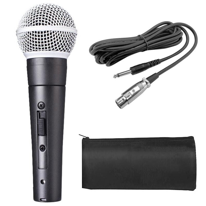 For Shure SM 58LC Dynamic Vocal Microphone Wired XLR Cardioid Professional Mic Image 1