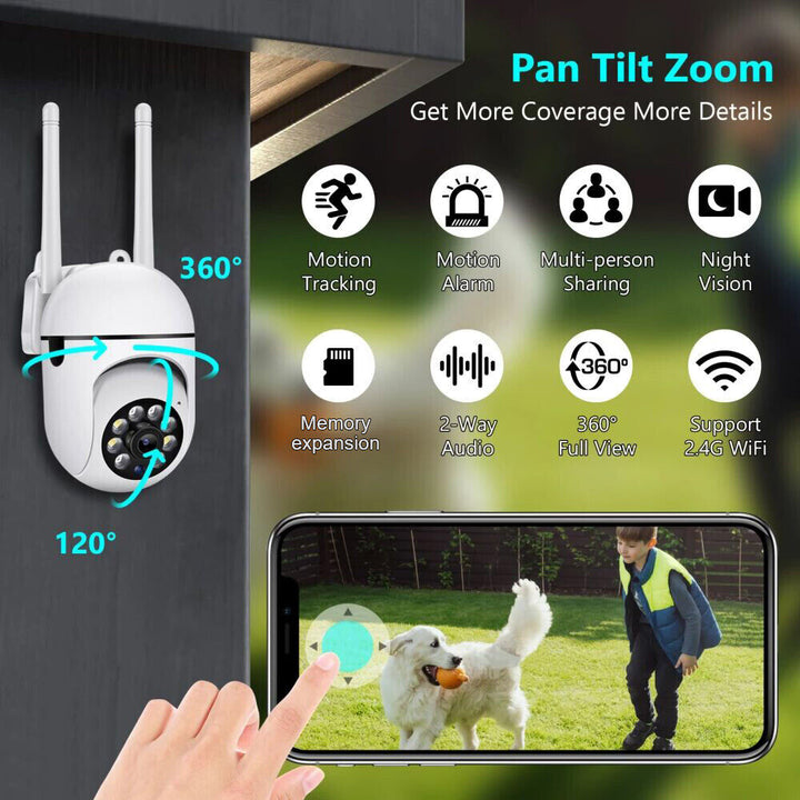 5G Wifi Wireless Security 1080P HD Camera System Outdoor Home Night Vision Camera Image 4