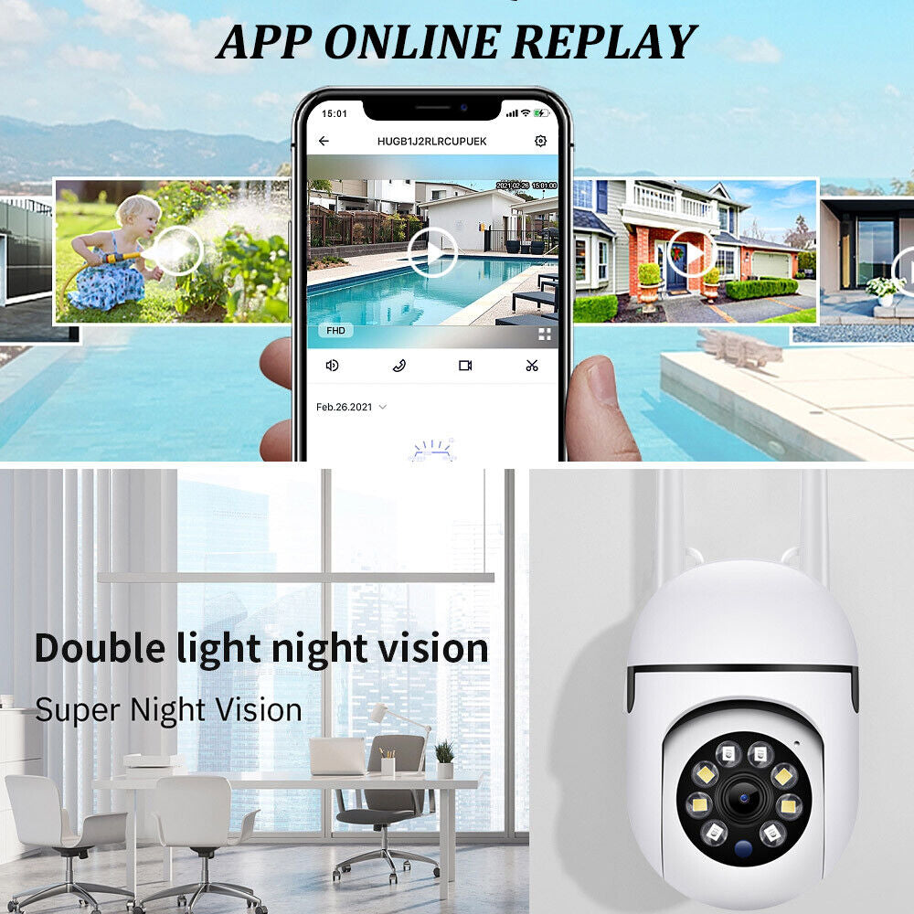 5G Wifi Wireless Security 1080P HD Camera System Outdoor Home Night Vision Camera Image 9