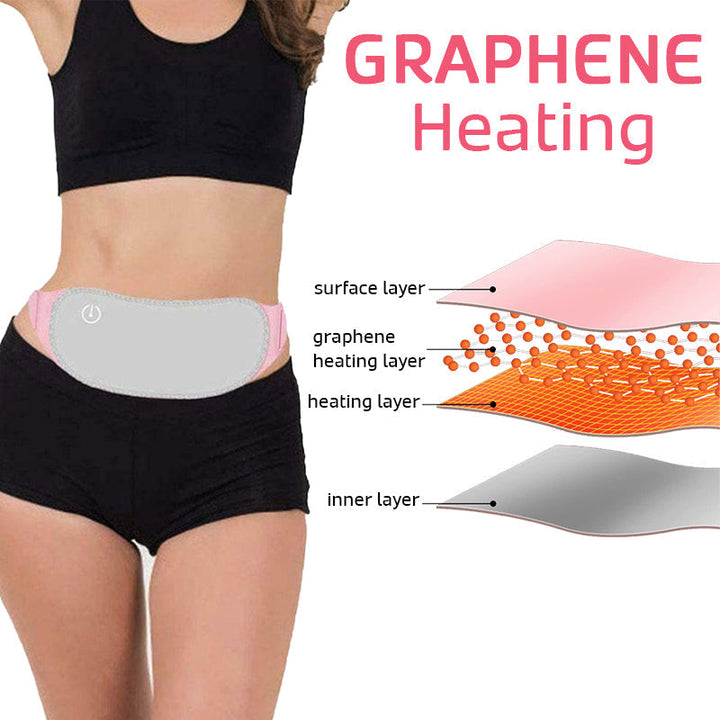 Graphene Far Infrared Heating Waist Belt USB Electric Waist Pain Relief Belt Image 4