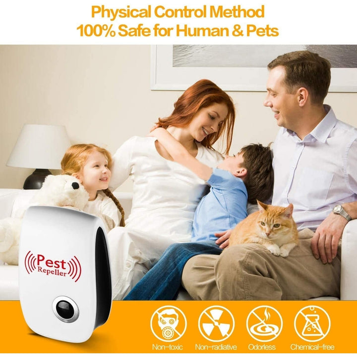 6 Packs Pest Repeller Ultrasonic Electronic Mouse Rat Mosquito Insect Rodent Control Image 6