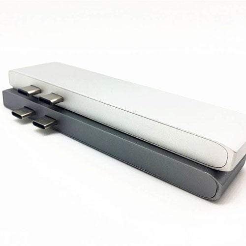 7 in 1 USB C Hub Type-C Card Reader Adapter Aluminum 4K HDMI For MacBook Pro Image 4