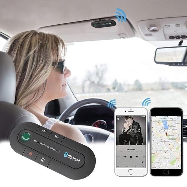 Hands-Free Bluetooth Car Visor Kit Image 2