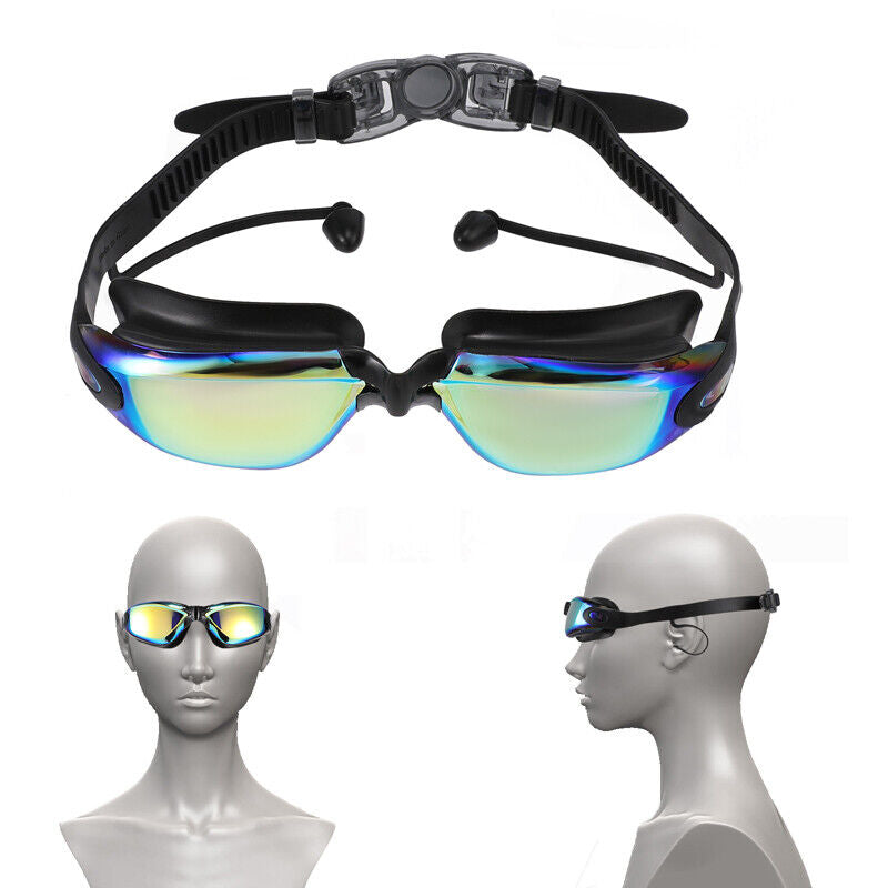 Adult Swim Goggles HD Clear Vision Anti-Fog Anti UV Protection Swimming Glasses Image 1