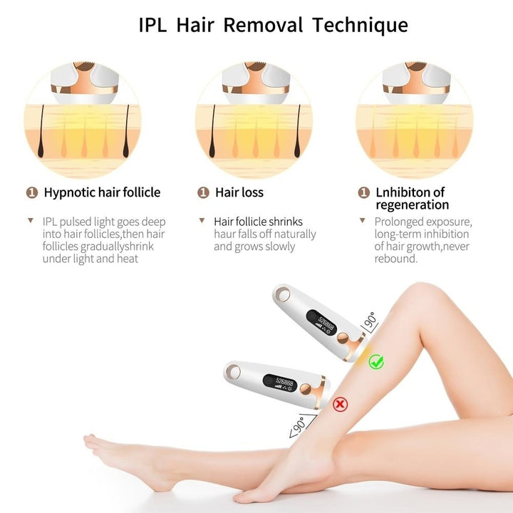 Laser Hair Removal at Home - Permanent Hair Removal for Face Legs underarms and Bikini Image 6