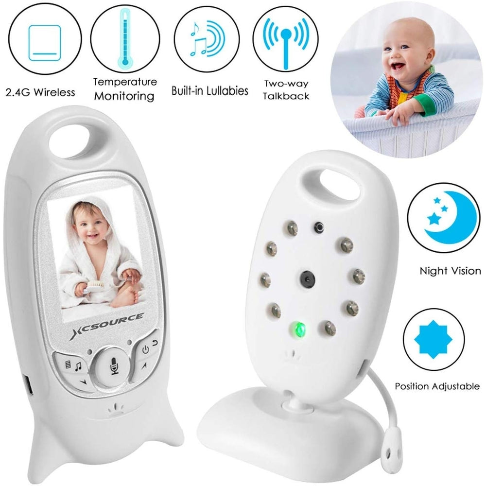 LCD Wireless Video Baby Monitor Night Vision Monitor Lullabies Baby Pet Surveillance Monitor Image 2