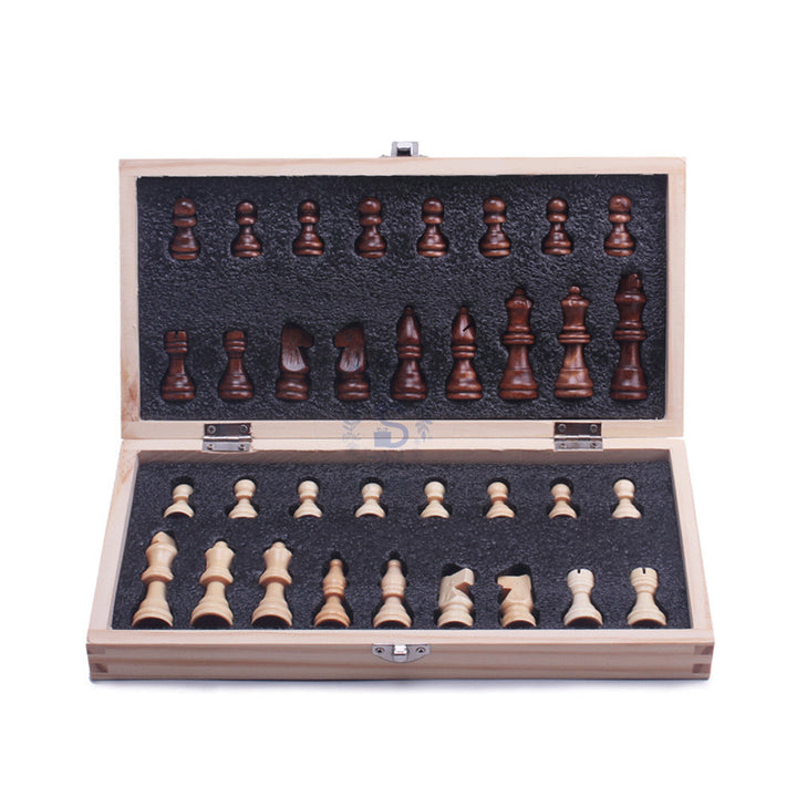 Magnetic Chess Board Wooden Set Folding Chessboard Image 11