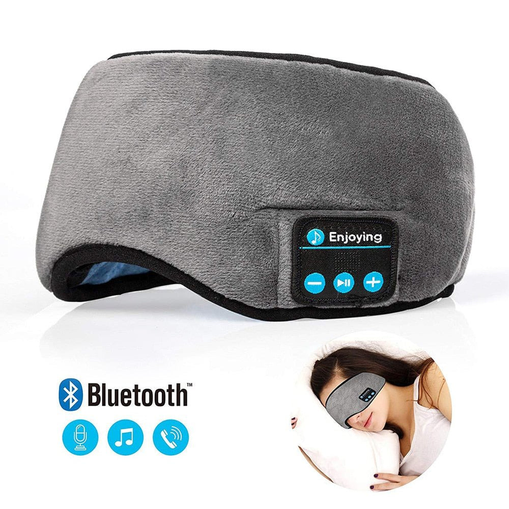 Bluetooth Sleep Mask Headphones - Good Sleep with Comfy Mask and Music Image 2
