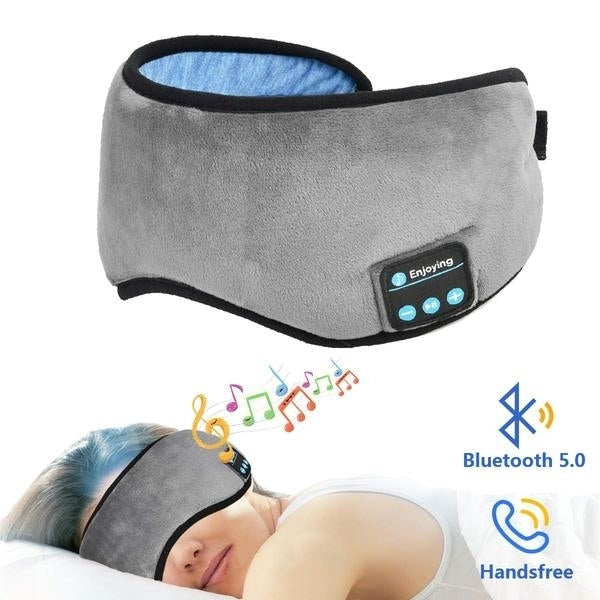 Bluetooth Sleep Mask Headphones - Good Sleep with Comfy Mask and Music Image 3