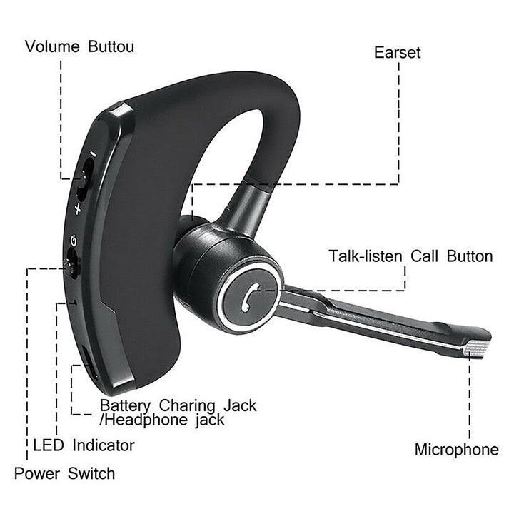 Business bluetooth headset with Microphone for Car Truck Driver Image 7