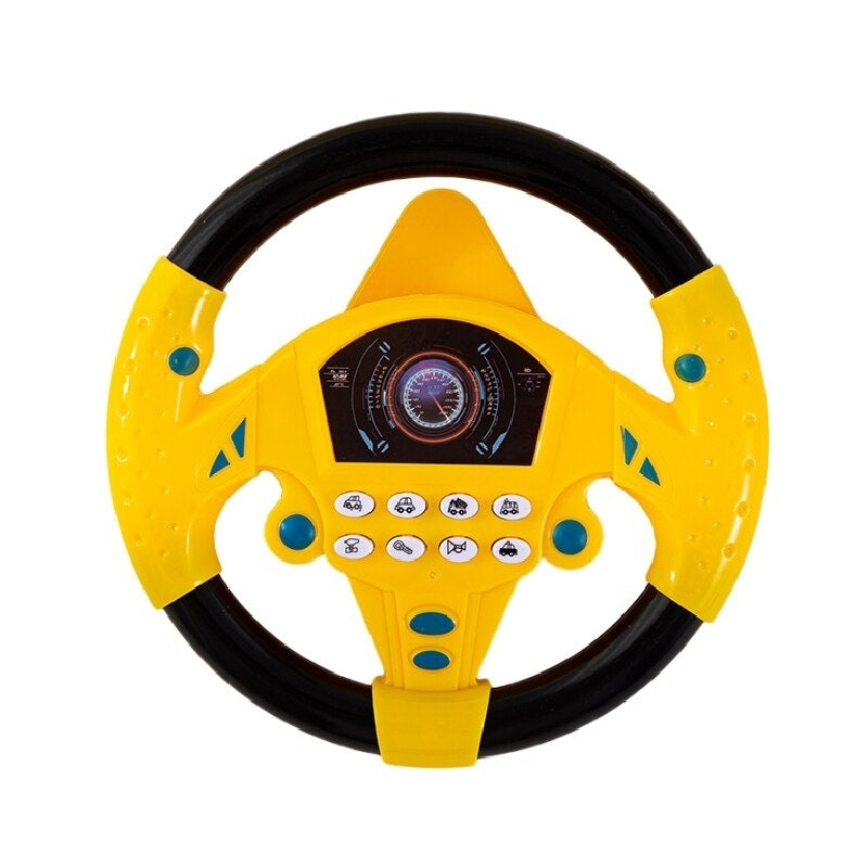 Childrens Simulation Steering Wheel Pretend Toy Image 1
