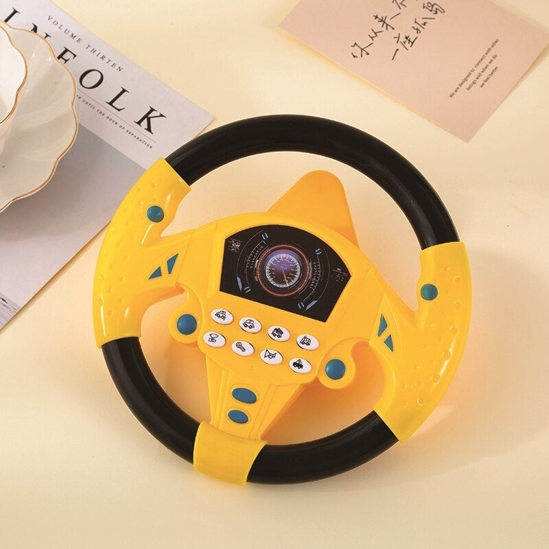 Childrens Simulation Steering Wheel Pretend Toy Image 2