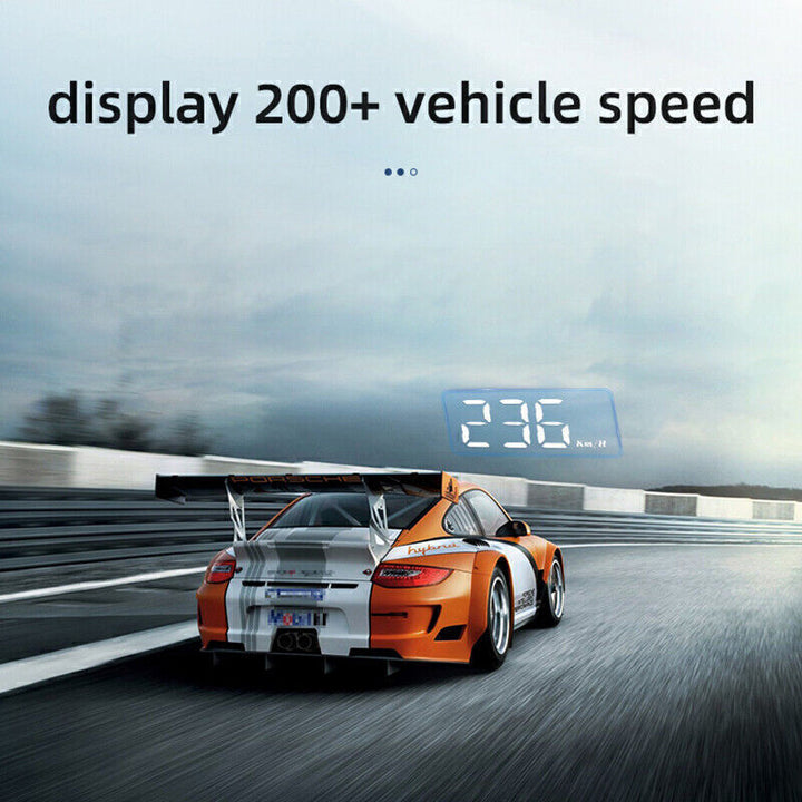 Car HUD Head Up Display OBD2 GPS Overspeed Warning System Projector Windshield Image 6