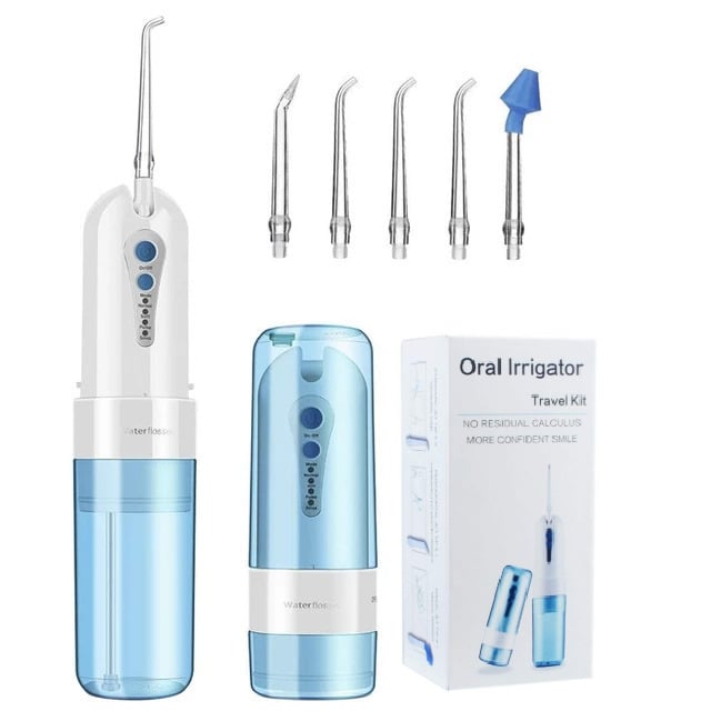 Cordless Water Flosser Dental Oral Irrigator Floss Water Pick Teeth Cleaner Image 1