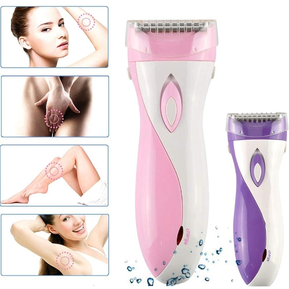 Cordless Epilator Hair Remover Lady Shaver Leg Underarm Hair Trimmer Rechargeable Waterproof Bikini Armpit Razor for Image 3