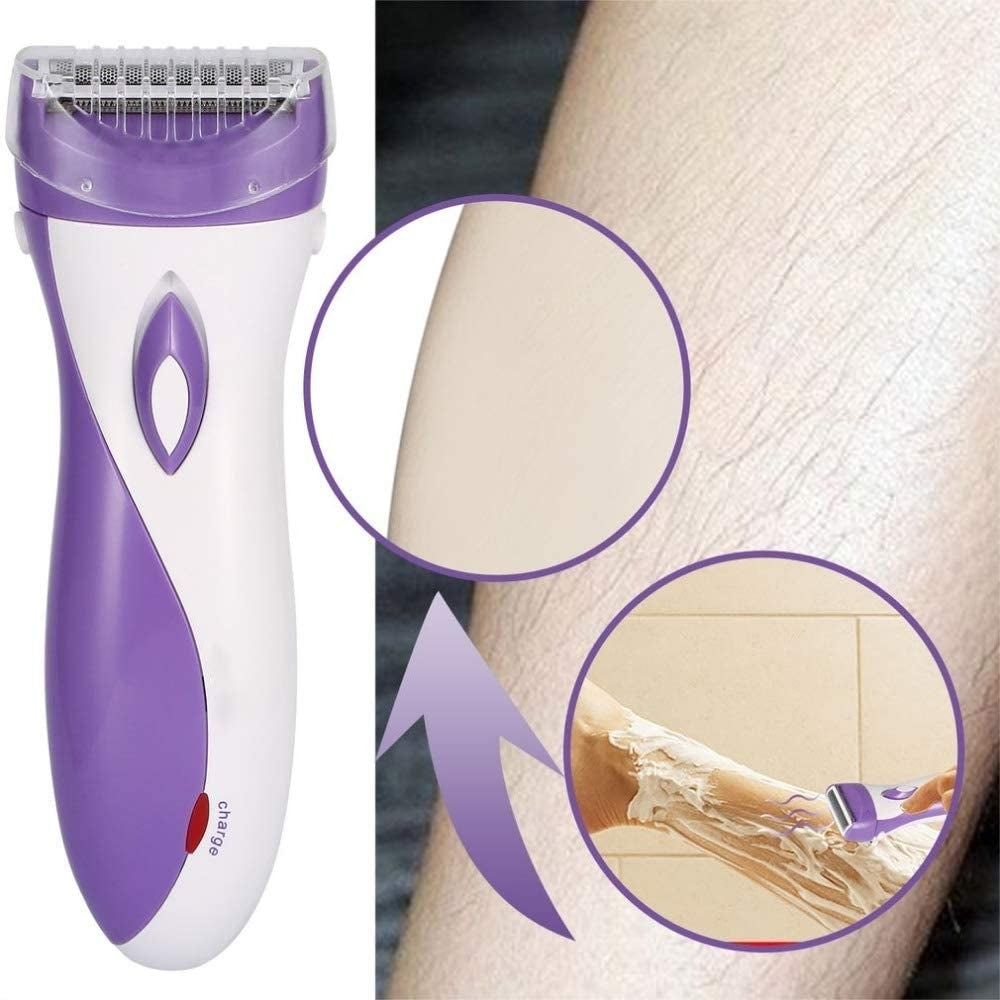 Cordless Epilator Hair Remover Lady Shaver Leg Underarm Hair Trimmer Rechargeable Waterproof Bikini Armpit Razor for Image 4