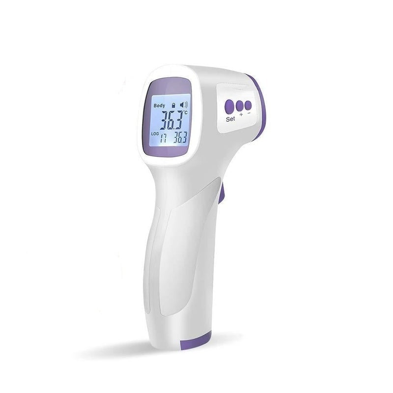 Non-contact Ear Forehead Thermometer LCD IR Infrared Temperature Measurement LCD Image 2