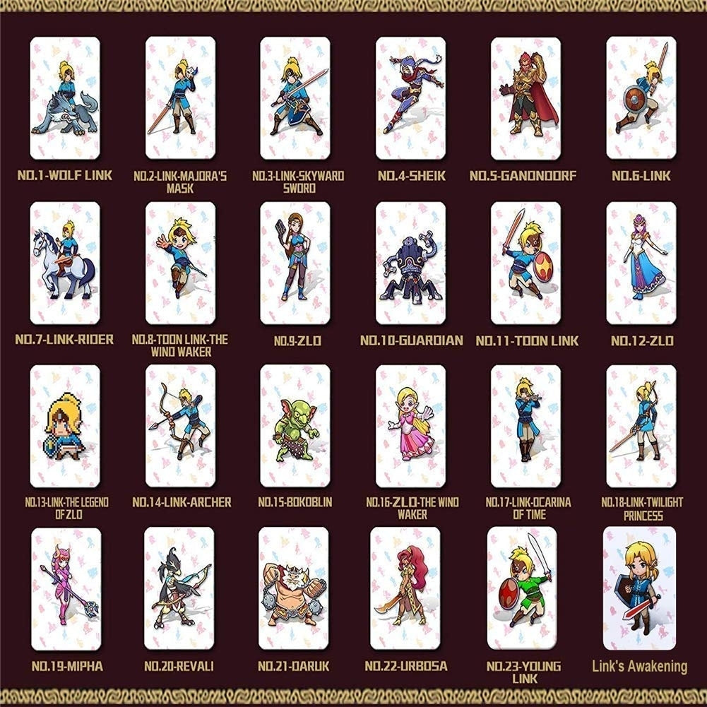 NFC Tag Game Cards for the Legend of Zelda Breath of the Wild Switch Wii U Image 4