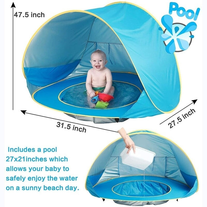 Pop-Up UV-Protection Beach Tent Image 3