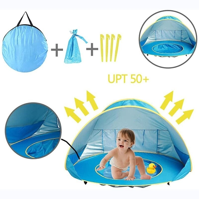 Pop-Up UV-Protection Beach Tent Image 4