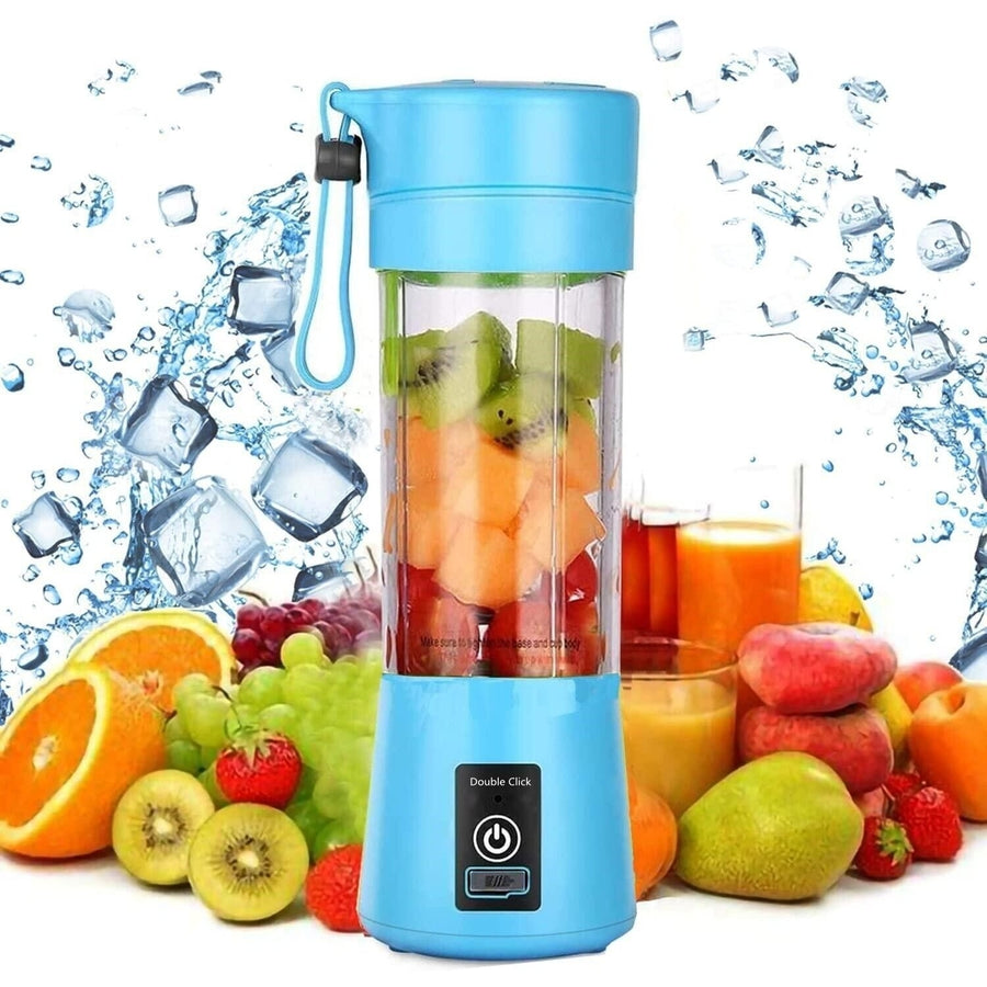 Portable Blender Juicer Cup USB Rechargeable Smoothies Mixer Fruit Machine Image 1