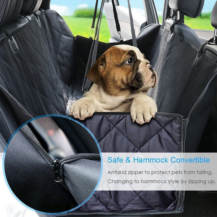 Premium Waterproof Pet Cat Dog Back Car Seat Cover Hammock NonSlip Protector Mat Image 2