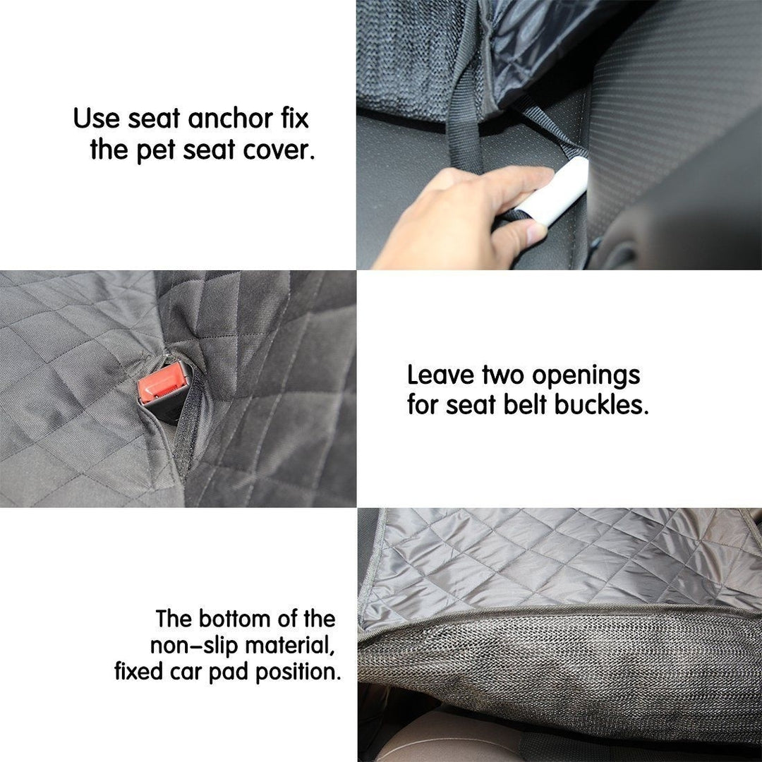 Premium Waterproof Pet Cat Dog Back Car Seat Cover Hammock NonSlip Protector Mat Image 7